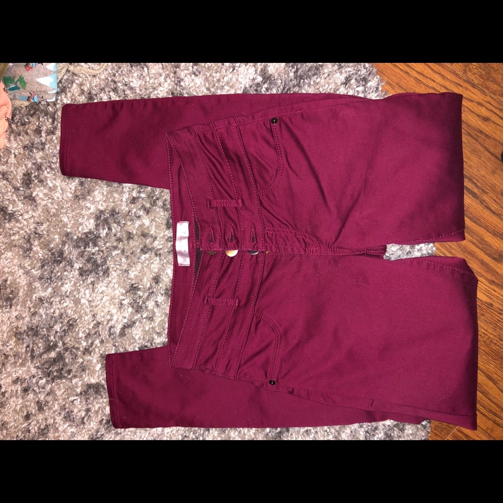 Red jeans